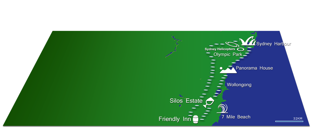 South Coast pub tour map