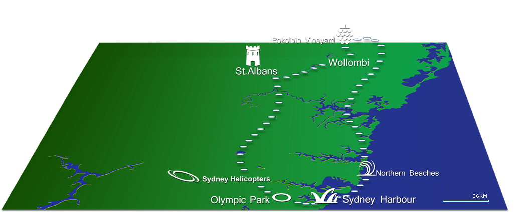 Hunter Valley Pub Tour Map
