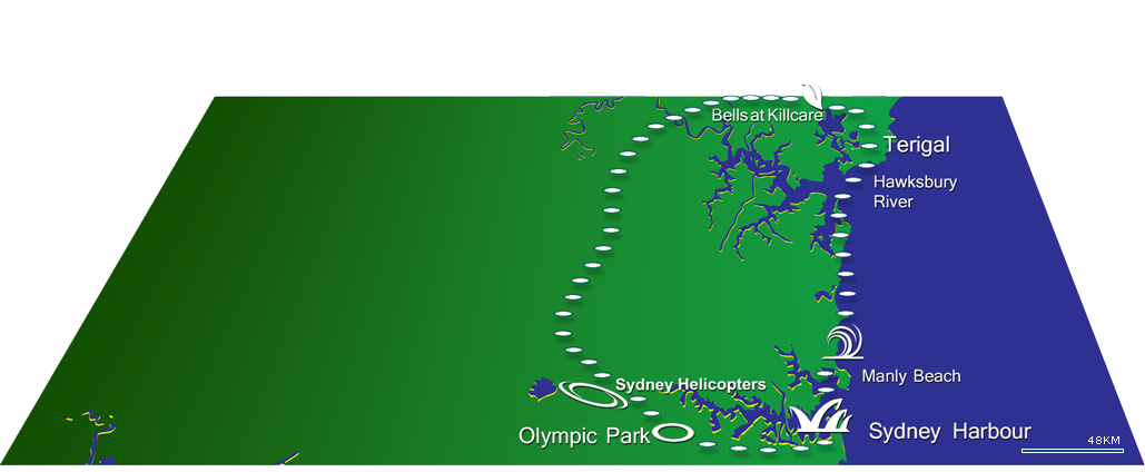Bells at Killcare Tour Map